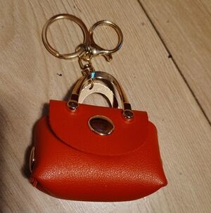 Red Purse-Bag Charm/Keychain